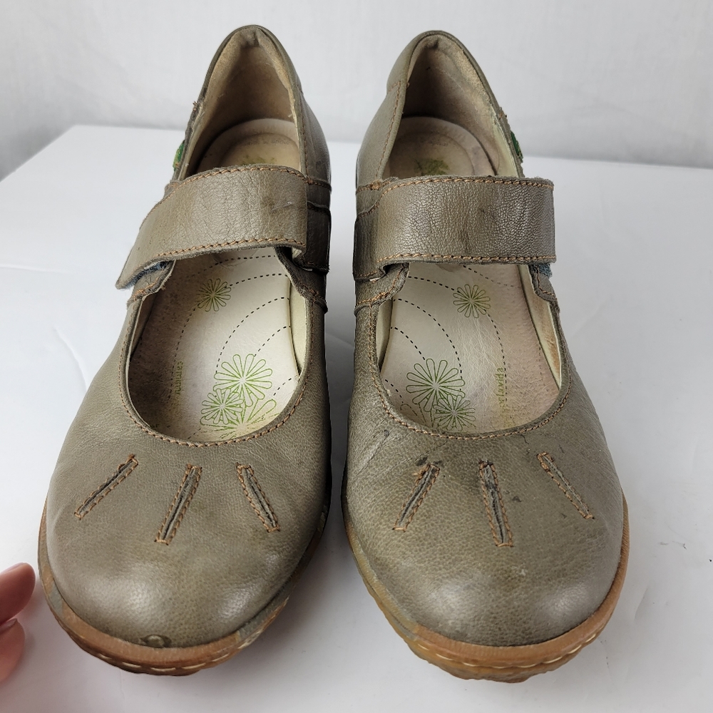 El Naturalista Leather Maryjane Platform Shoes - Picture 3 of 9